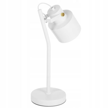 Stona lampa 1xE27/40W/230V bela