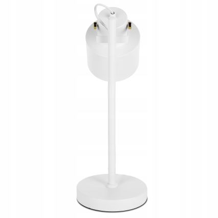 Stona lampa 1xE27/40W/230V bela