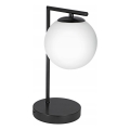 Stona lampa 1xE27/40W/230V crna/bela