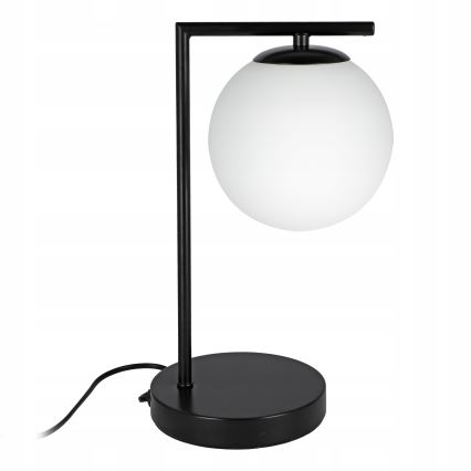 Stona lampa 1xE27/40W/230V crna/bela
