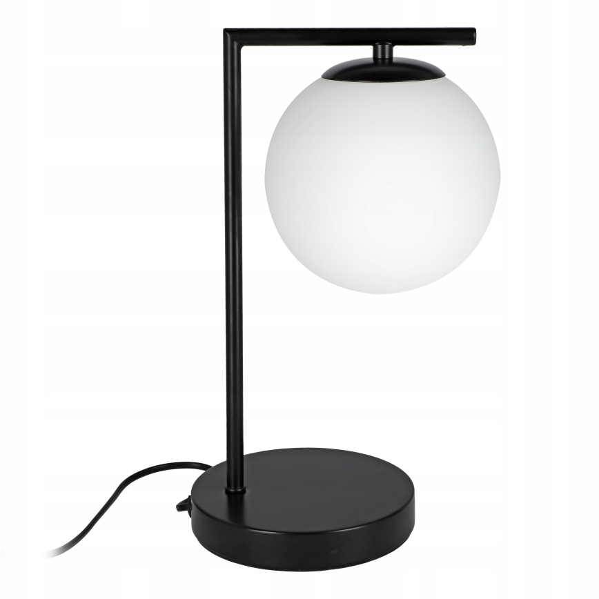 Stona lampa 1xE27/40W/230V crna/bela