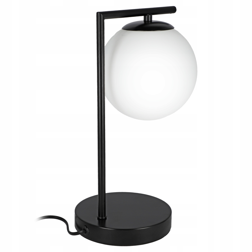 Stona lampa 1xE27/40W/230V crna/bela