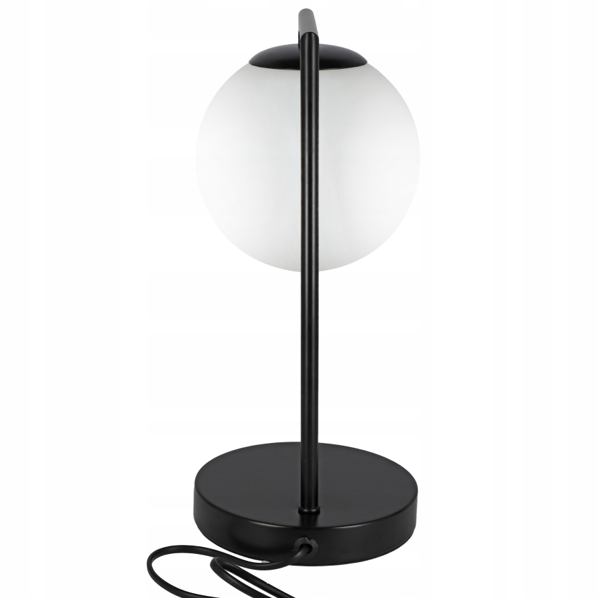 Stona lampa 1xE27/40W/230V crna/bela