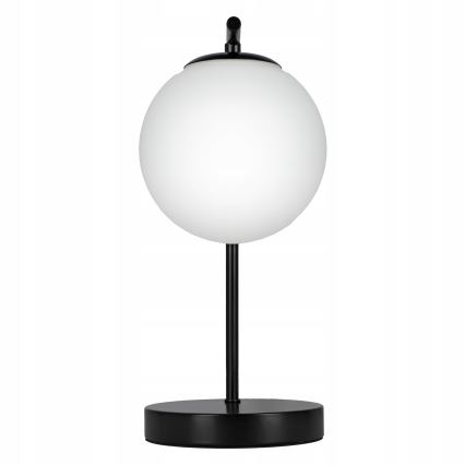 Stona lampa 1xE27/40W/230V crna/bela