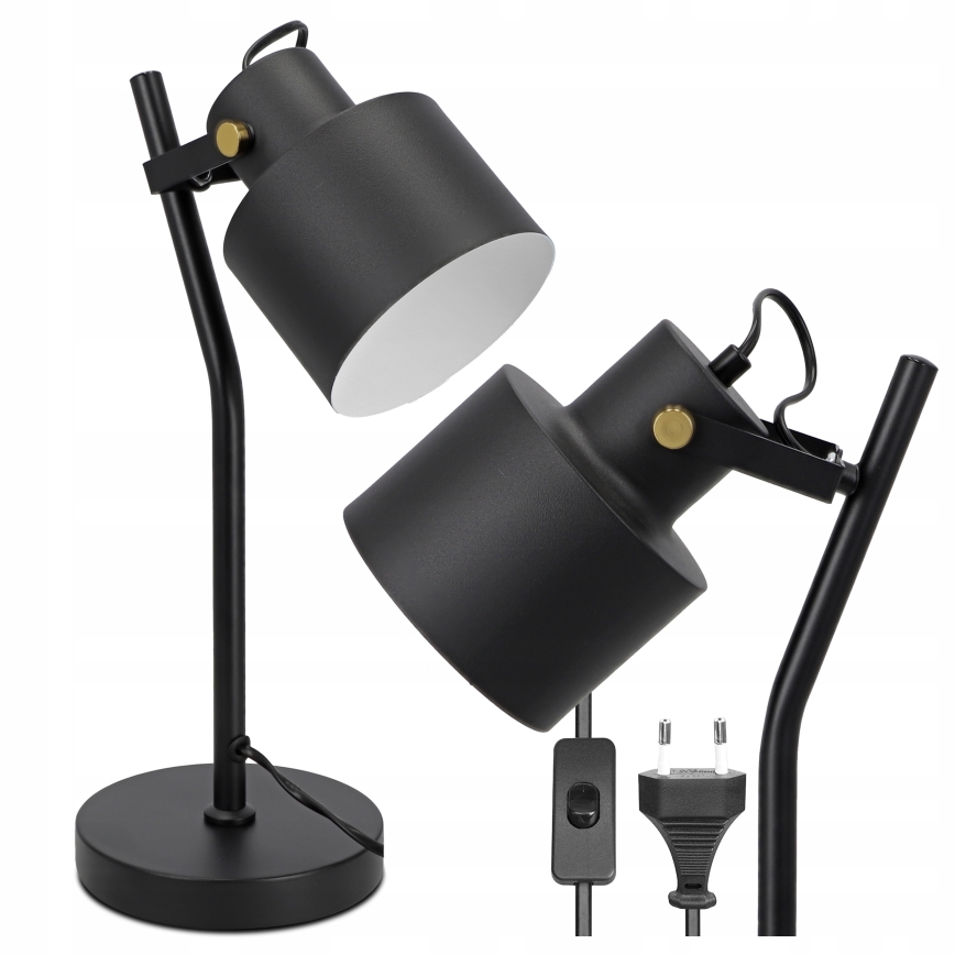 Stona lampa 1xE27/40W/230V crna