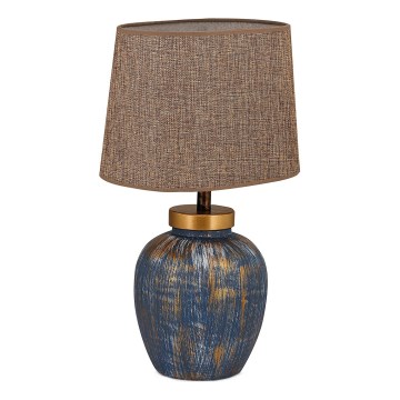 Stona lampa 1xE27/40W/230V plava/bež