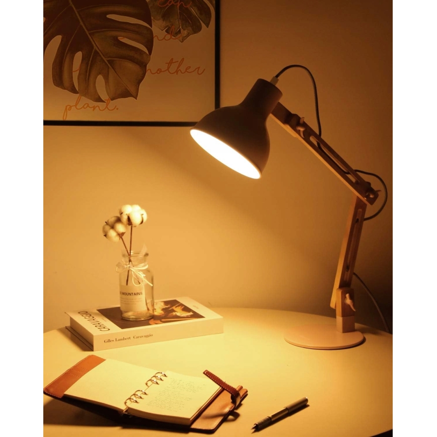 Stona lampa 1xE27/40W/230V ružičasta