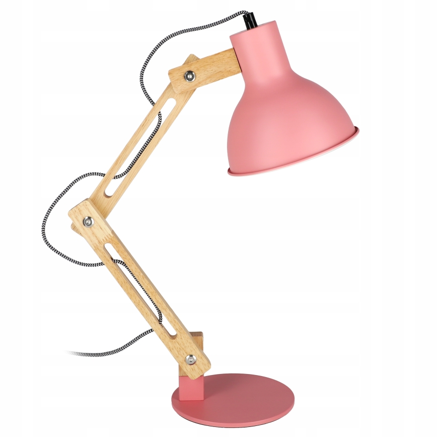 Stona lampa 1xE27/40W/230V ružičasta