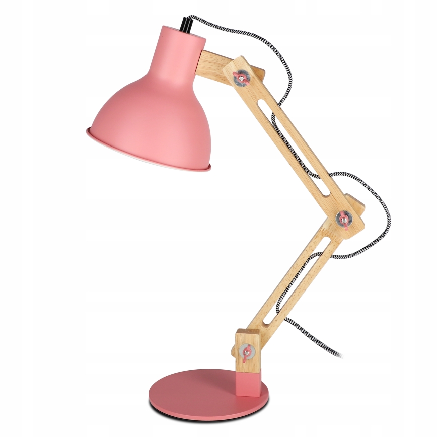 Stona lampa 1xE27/40W/230V ružičasta