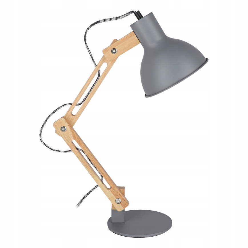 Stona lampa 1xE27/40W/230V siva