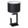 Stona lampa 1xE27/60W/230V 45 cm crna/bela