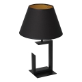 Stona lampa 1xE27/60W/230V 45 cm crna/zlatna