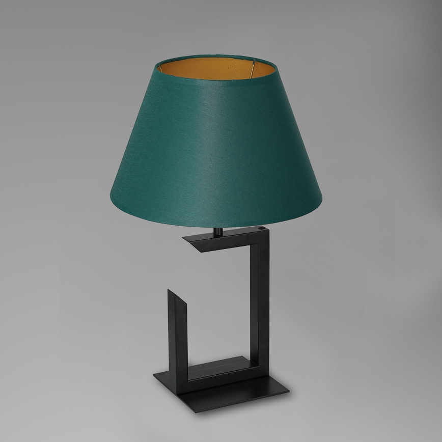 Stona lampa 1xE27/60W/230V, 45 cm, zelena/zlatna