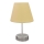 Stona lampa 1xE27/60W/230V bež/sjajni hrom