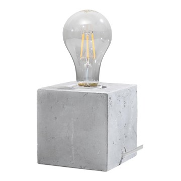 Stona lampa ABEL 1xE27/60W/230V beton