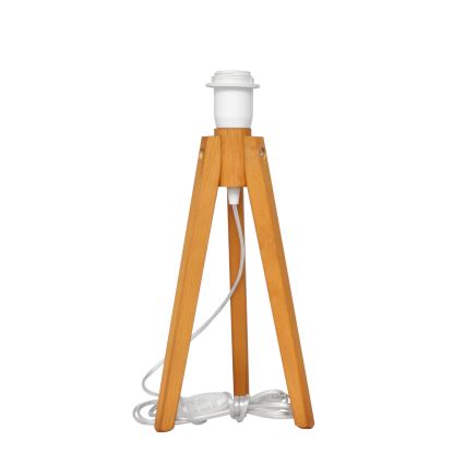 Stona lampa ALBA 1xE27/15W/230V bela/hrast