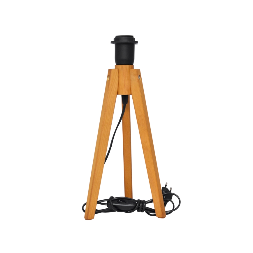 Stona lampa ALBA 1xE27/15W/230V crna/hrast