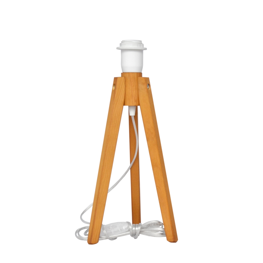 Stona lampa ALBA 1xE27/15W/230V krem/hrast