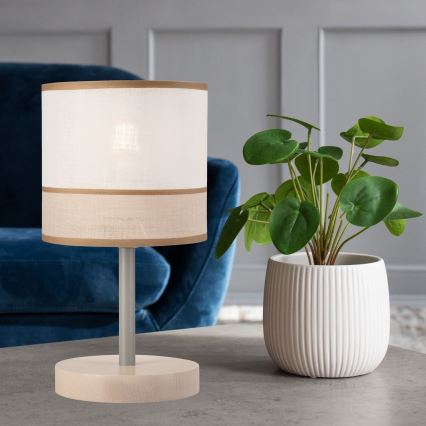 Stona lampa ANDREA 1xE27/60W/230V bukovina