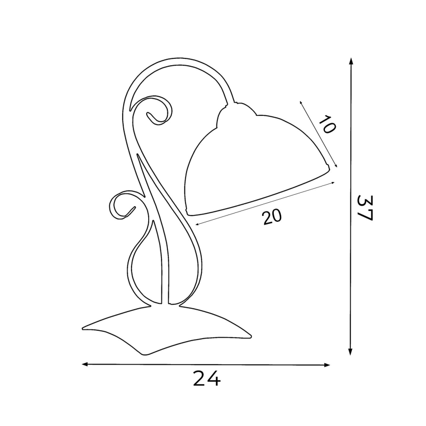 Stona lampa ANTICA 1xE27/60W/230V