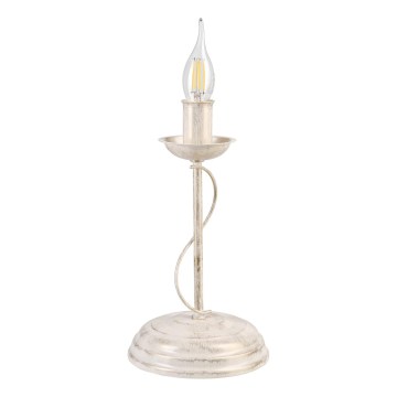Stona lampa ANTON 1xE14/60W/230V bela patina