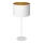 Stona lampa ARDEN 1x E27/60W/230V prečnik 25 cm bela/zlatna