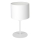 Stona lampa ARDEN 1xE27/60W/230V prečnik 18 cm bela