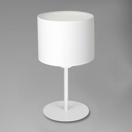 Stona lampa ARDEN 1xE27/60W/230V prečnik 18 cm bela