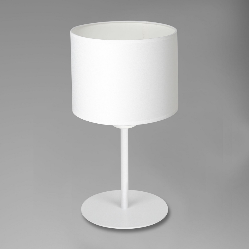 Stona lampa ARDEN 1xE27/60W/230V prečnik 18 cm bela
