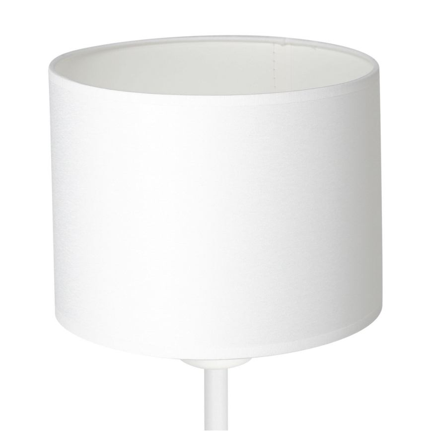 Stona lampa ARDEN 1xE27/60W/230V prečnik 18 cm bela
