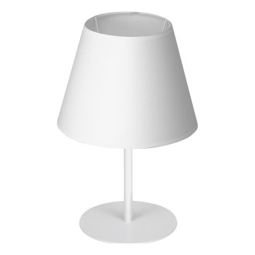 Stona lampa ARDEN 1xE27/60W/230V, prečnik 20 cm, bela