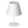 Stona lampa ARDEN 1xE27/60W/230V, prečnik 20 cm, bela