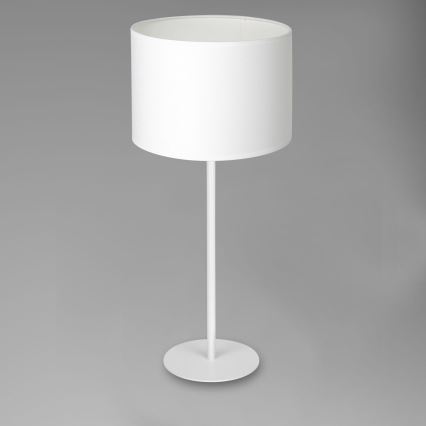 Stona lampa ARDEN 1xE27/60W/230V, prečnik 25 cm, bela