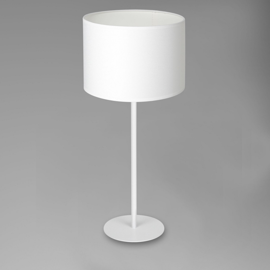 Stona lampa ARDEN 1xE27/60W/230V, prečnik 25 cm, bela
