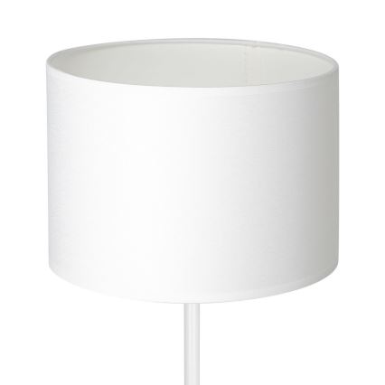 Stona lampa ARDEN 1xE27/60W/230V, prečnik 25 cm, bela