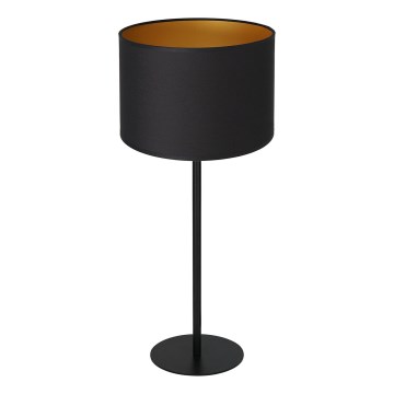 Stona lampa ARDEN 1xE27/60W/230V prečnik 25 cm crna/zlatna