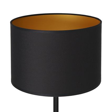 Stona lampa ARDEN 1xE27/60W/230V prečnik 25 cm crna/zlatna