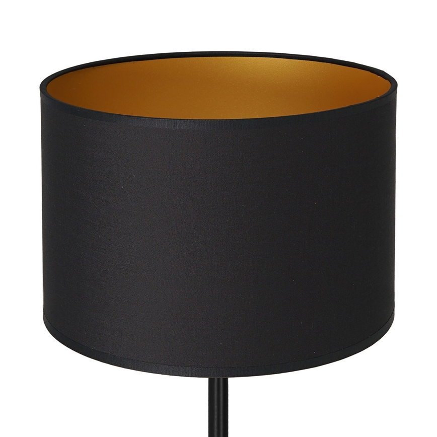 Stona lampa ARDEN 1xE27/60W/230V prečnik 25 cm crna/zlatna