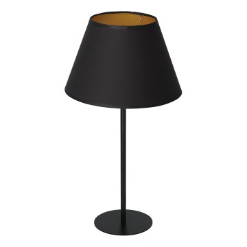 Stona lampa ARDEN 1xE27/60W/230V prečnik 30 cm crna/zlatna