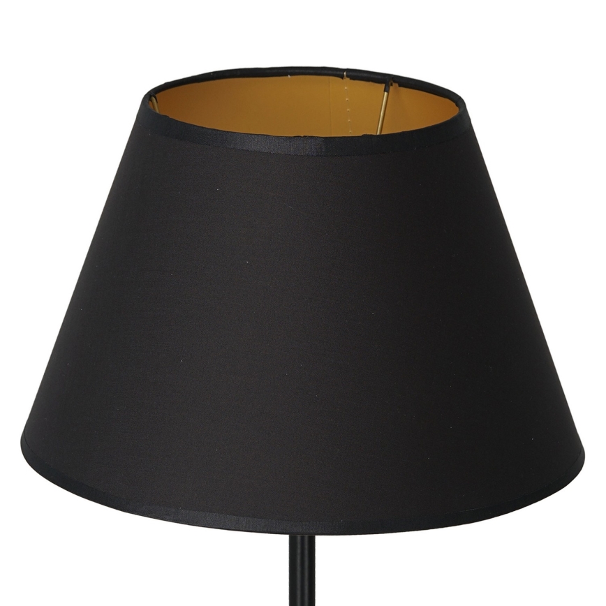 Stona lampa ARDEN 1xE27/60W/230V prečnik 30 cm crna/zlatna