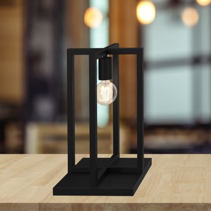 Stona lampa ARNOLD 1xE27/60W/230V crna