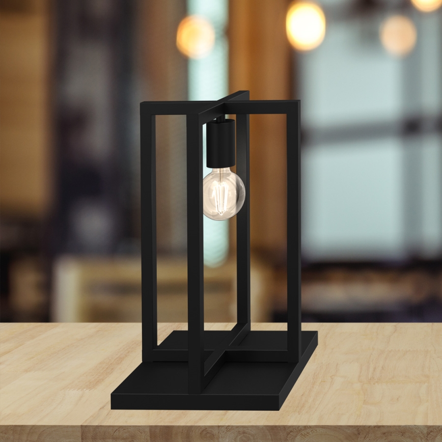 Stona lampa ARNOLD 1xE27/60W/230V crna
