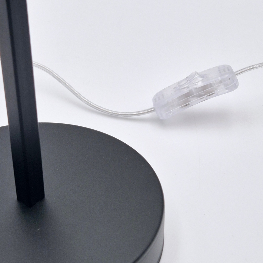 Stona lampa ASTRID 1xE27/60W/230V, mat crne boje