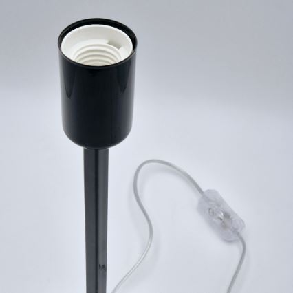 Stona lampa ASTRID 1xE27/60W/230V sjajna crna