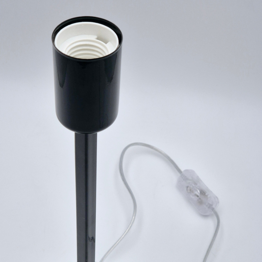 Stona lampa ASTRID 1xE27/60W/230V sjajna crna