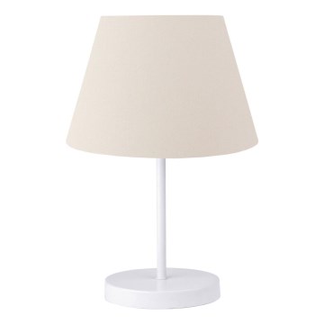 Stona lampa AYD 1xE27/40W/230V bela
