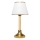 Stona lampa AYD 1xE27/40W/230V bela/zlatna