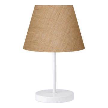 Stona lampa AYD 1xE27/40W/230V braon/bela