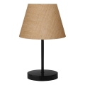 Stona lampa AYD 1xE27/40W/230V braon/crna