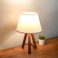 Stona lampa AYD 1xE27/40W/230V braon/krem